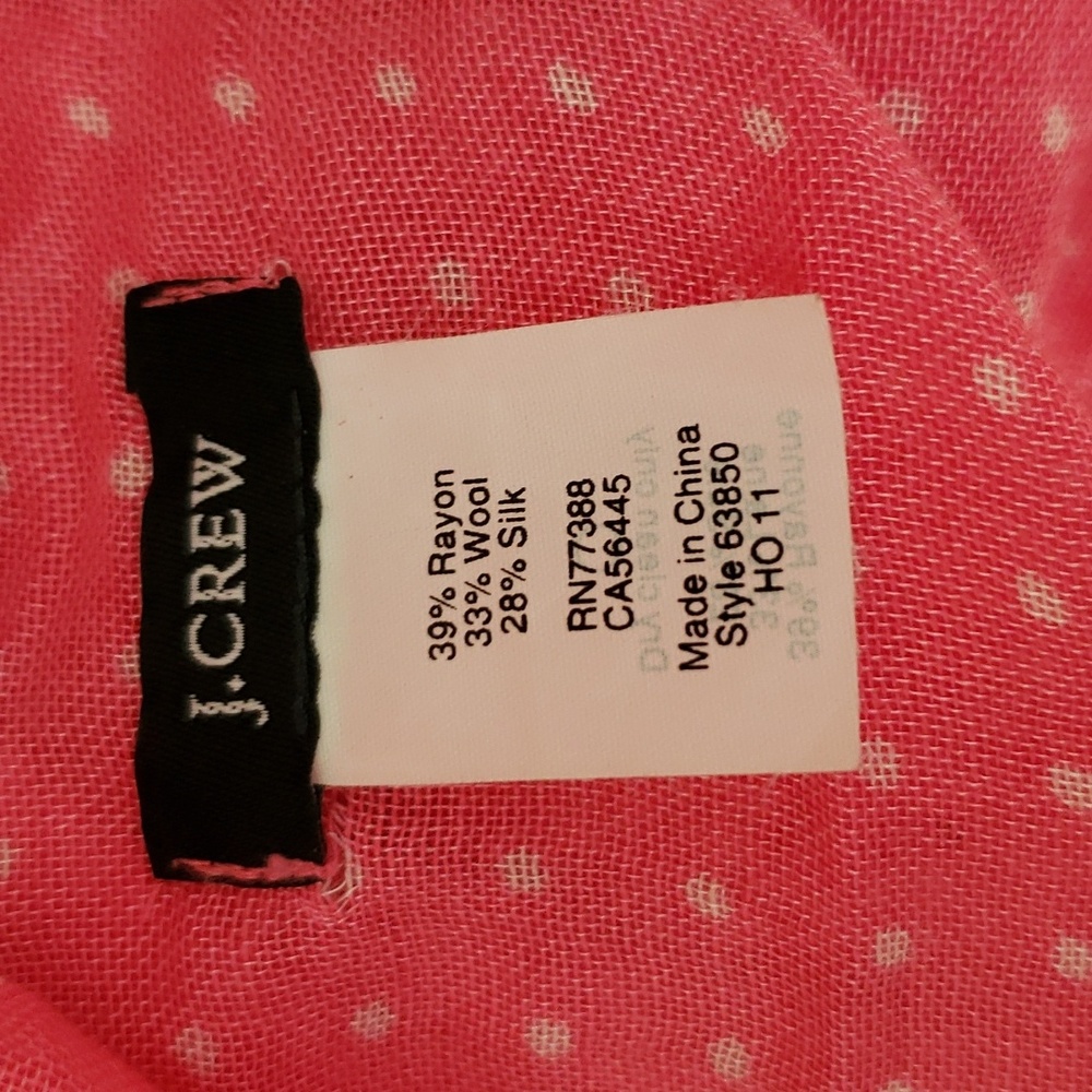 SOLD - Silk wool blend wrap by J Crew - Picture 5 of 5